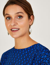 Textured Drop Earrings, , large
