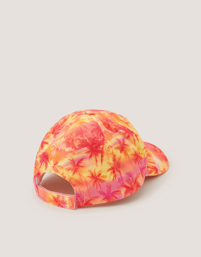 Sequin Palm Sunset Cap, Pink (PINK), large