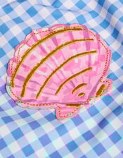 Baby Gingham Seashell Swimsuit, Multi (MULTI), large