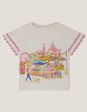 London Scene T-Shirt, Ivory (IVORY), large