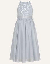 Truth Sequin Maxi Dress, Grey (GREY), large