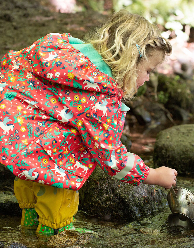 Frugi Puddle Buster Coat, Pink (PINK), large
