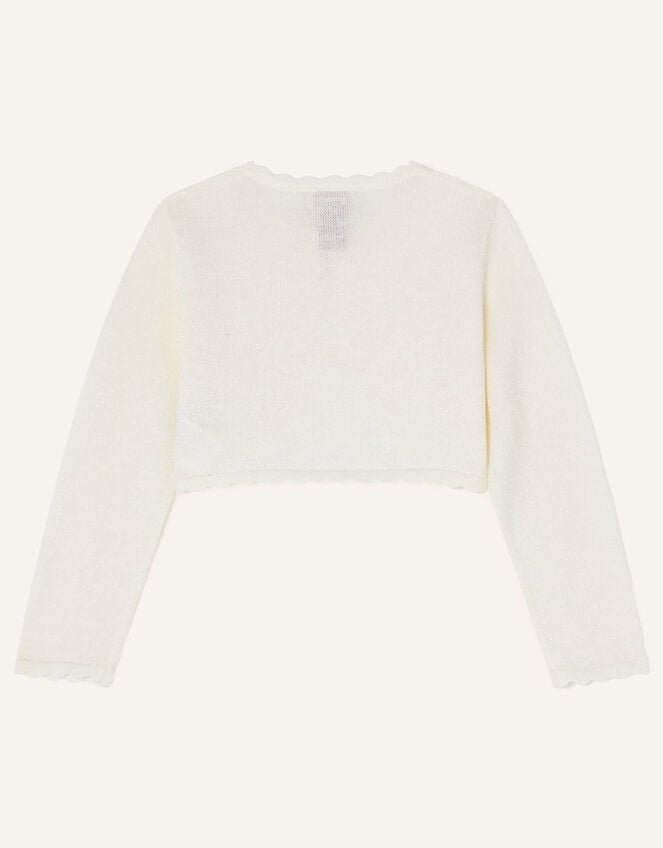 Baby Niamh Cardigan, Ivory (IVORY), large