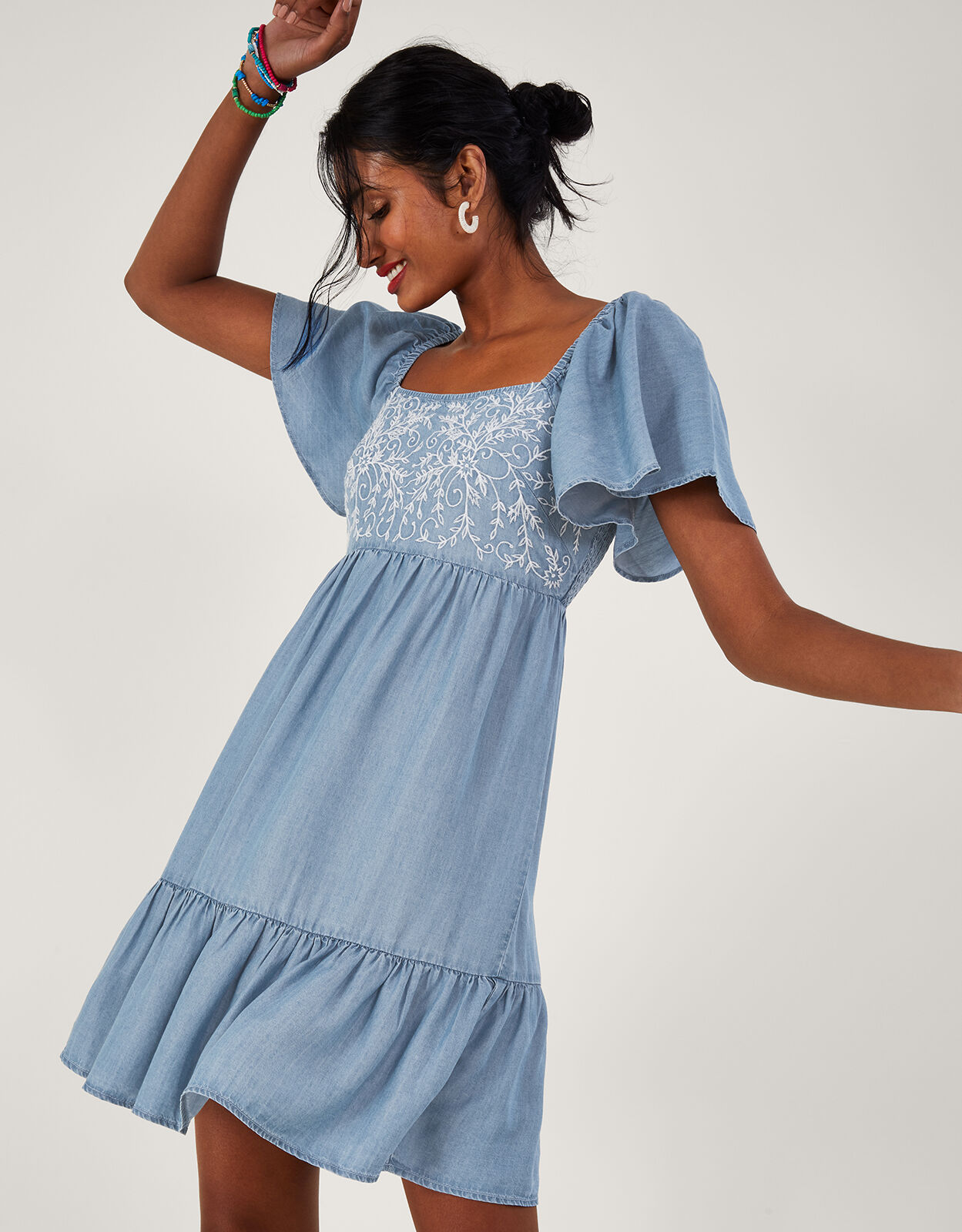 Short jean new arrivals dress