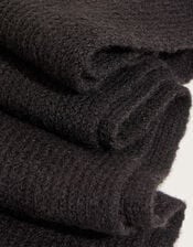Super Soft Knit Scarf, Black (BLACK), large