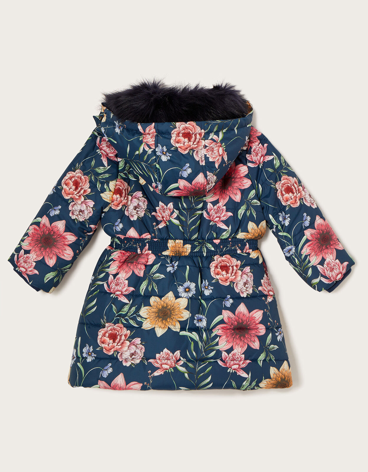 Floral padded outlet coat