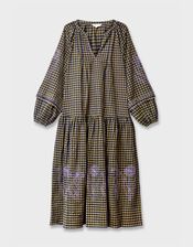East Dilly Gingham Cotton Dress, Multi (MULTI), large