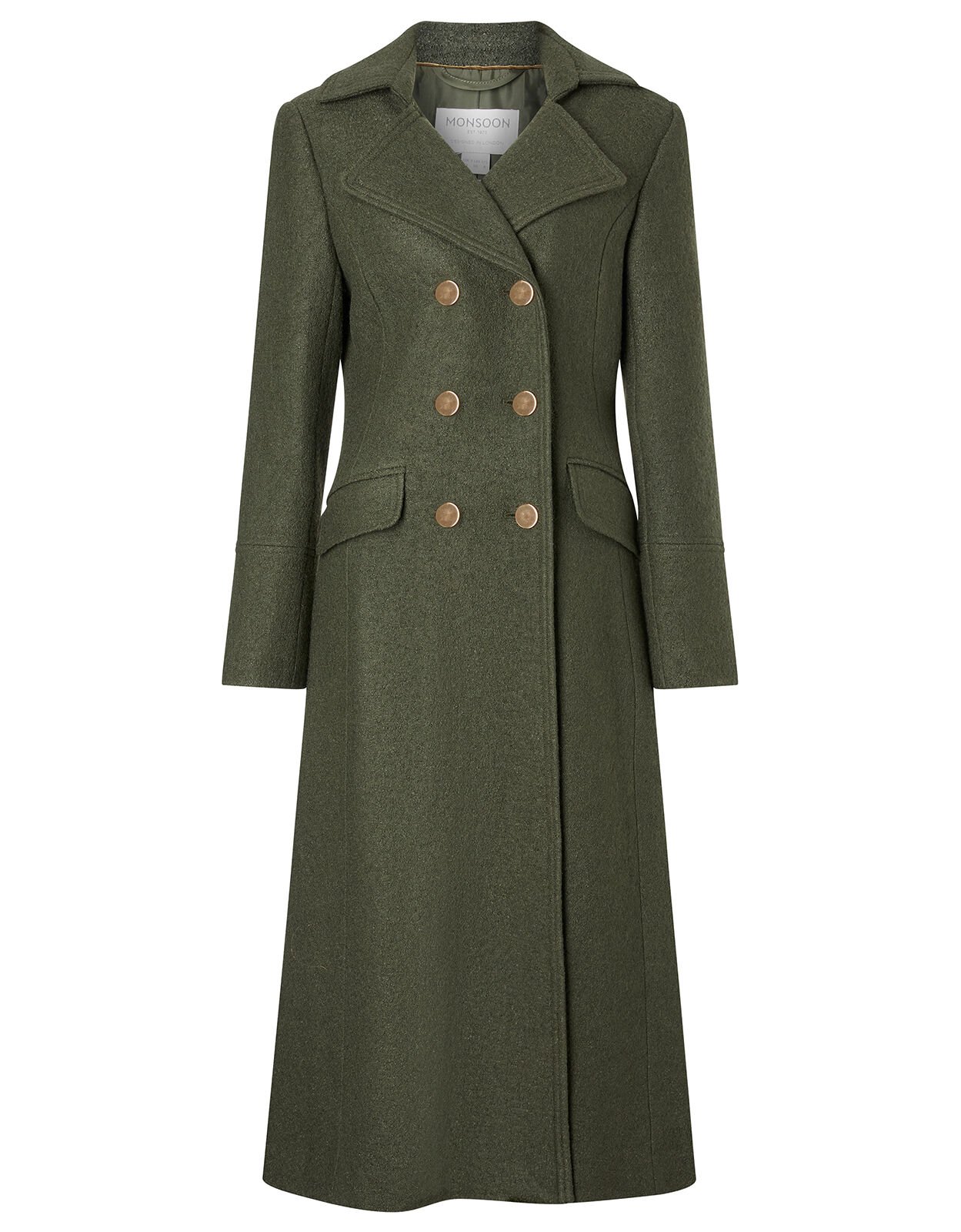 Womens military coat hot sale