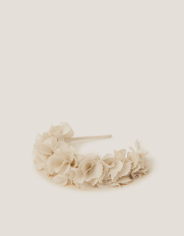 Shimmer Floral Corsage Headband, , large