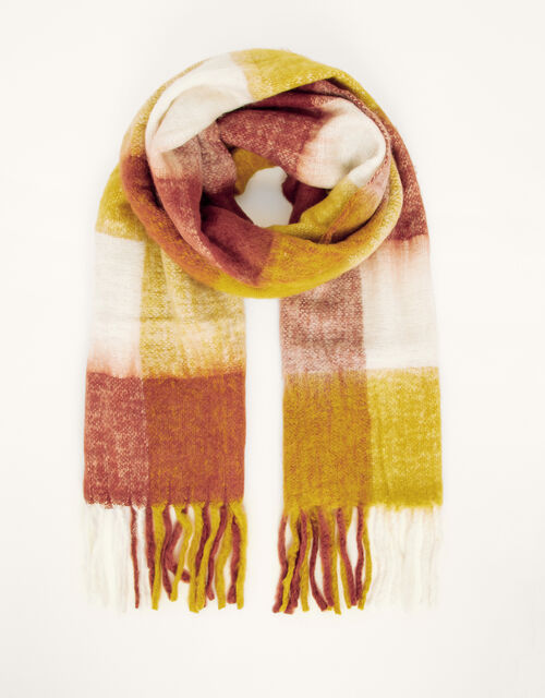 Check Blanket Scarf, , large