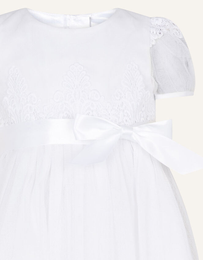 Nordic Lace Christening Dress, White (WHITE), large