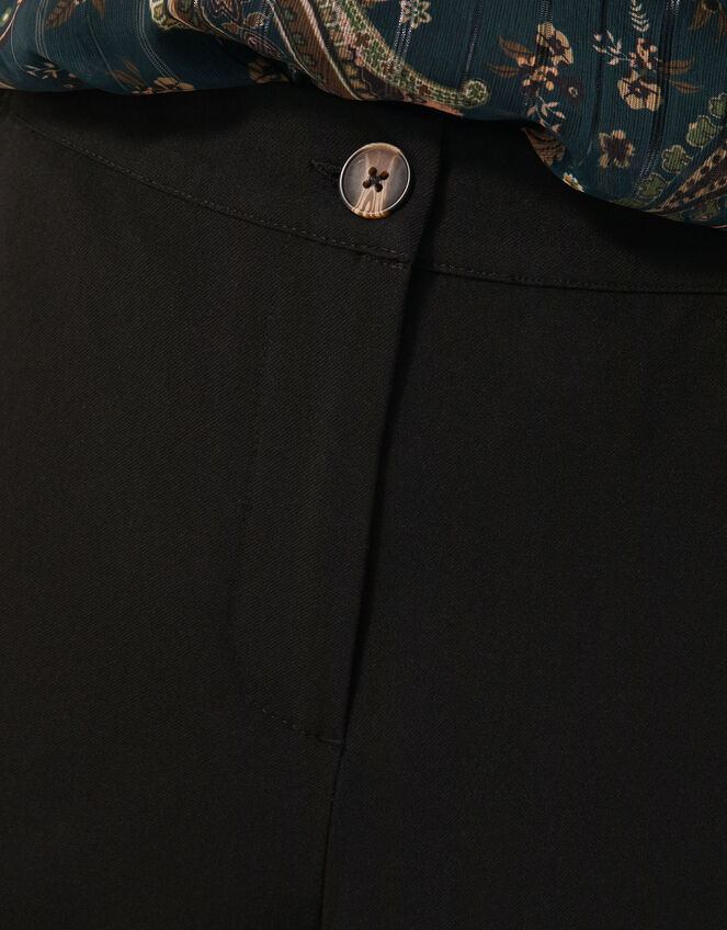 Blake Crop Flare Trousers, Black (BLACK), large