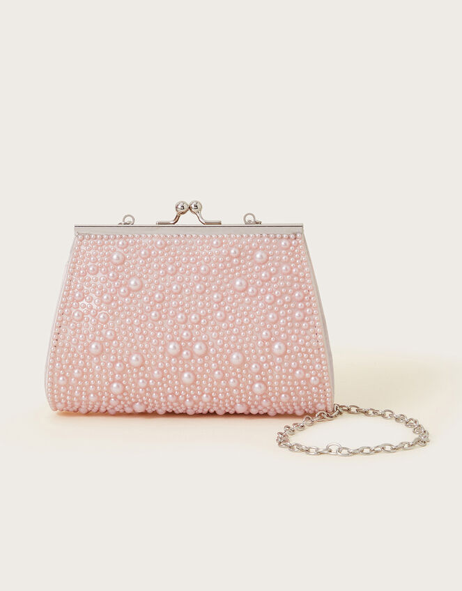 Pearl Frame Bridesmaid Mini Bag, , large