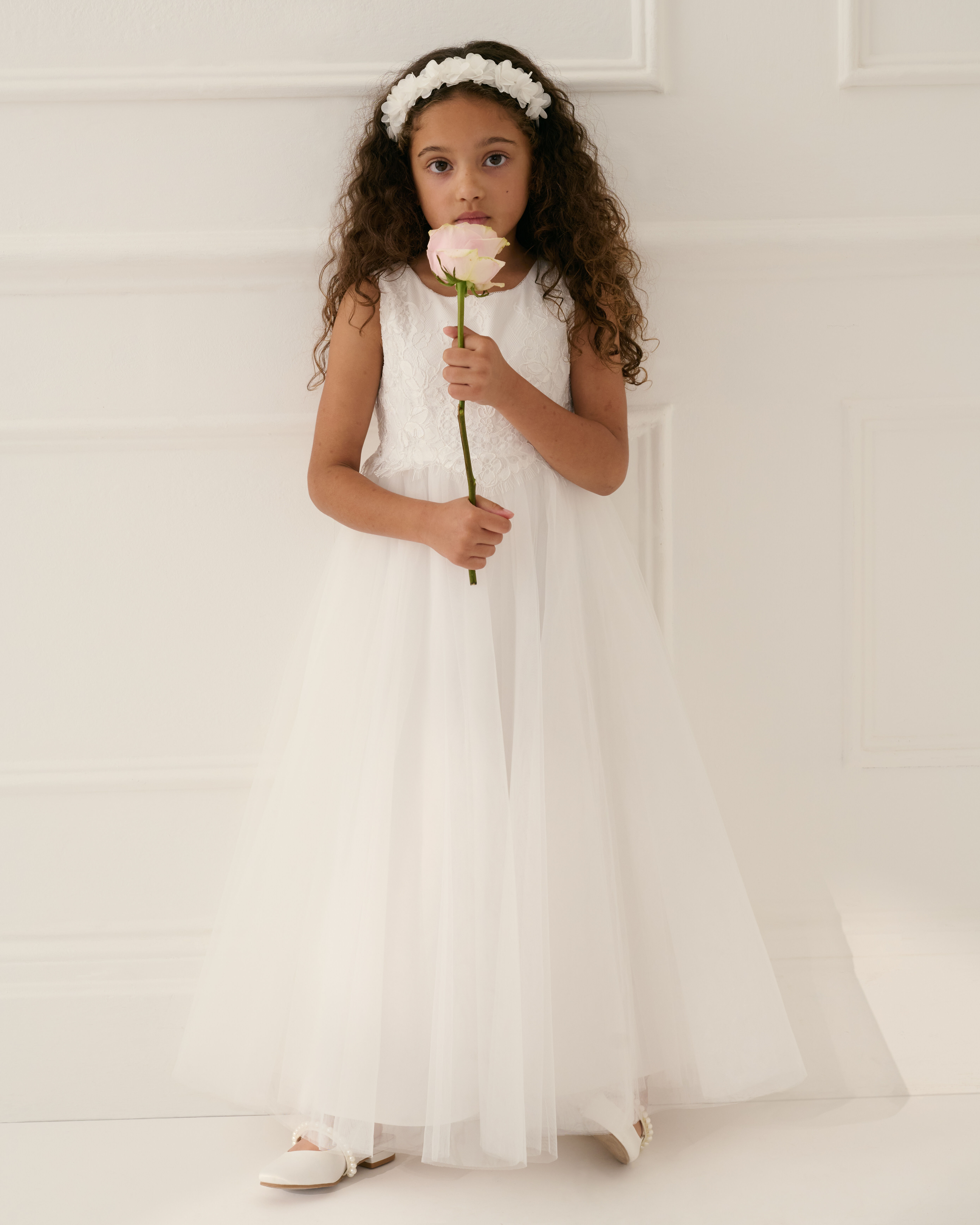 White Flower Girl Dresses Ivory Flower Girl Dresses Monsoon