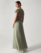 Monica Lace Bridesmaid Dress, Green (PALE GREEN), large
