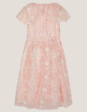 Latifa Floral Embellished Party Dress, Pink (PALE PINK), large