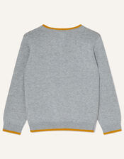 Musical Soldier Knit Jumper, Grey (GREY), large