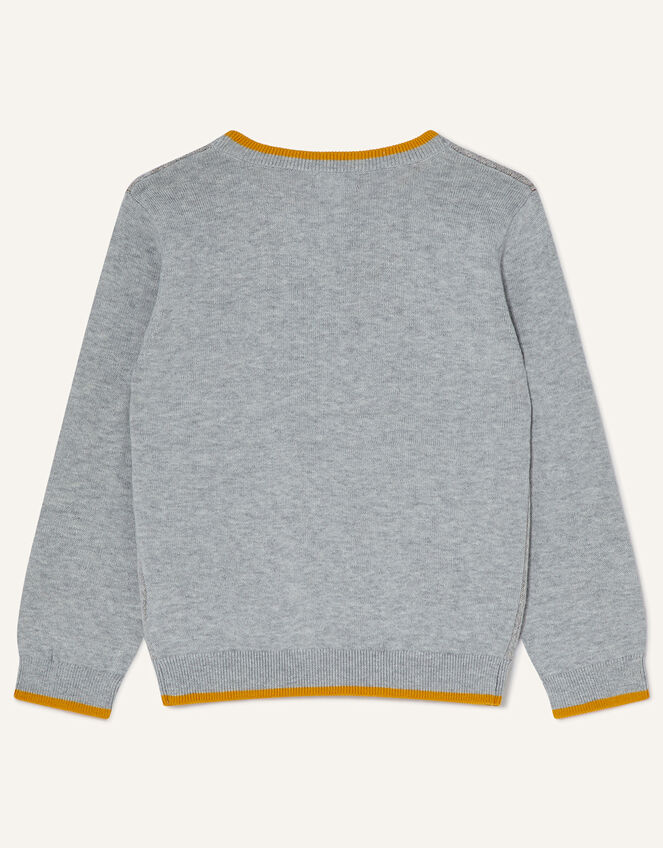 Musical Soldier Knit Jumper, Grey (GREY), large