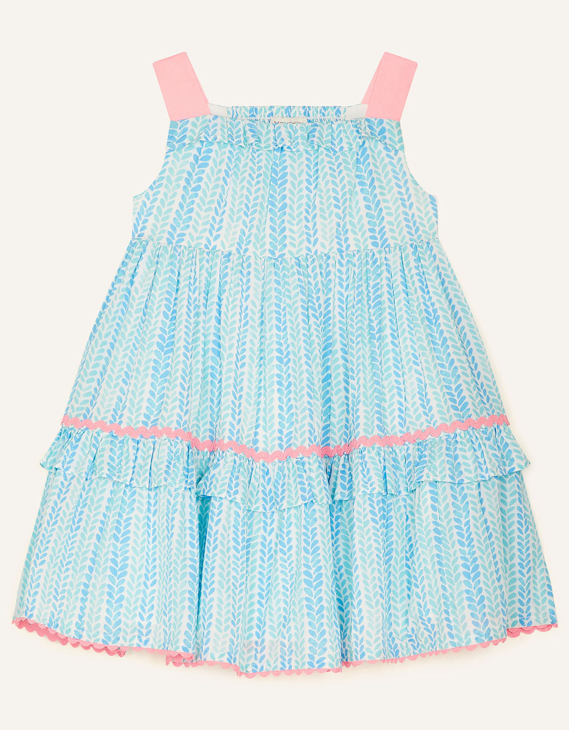 Ferrari Printed Mid-Season Dress For Baby Boy In Blue Color