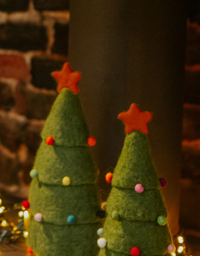 2-Pack Fiona Walker Felt Standing Christmas Trees, , large
