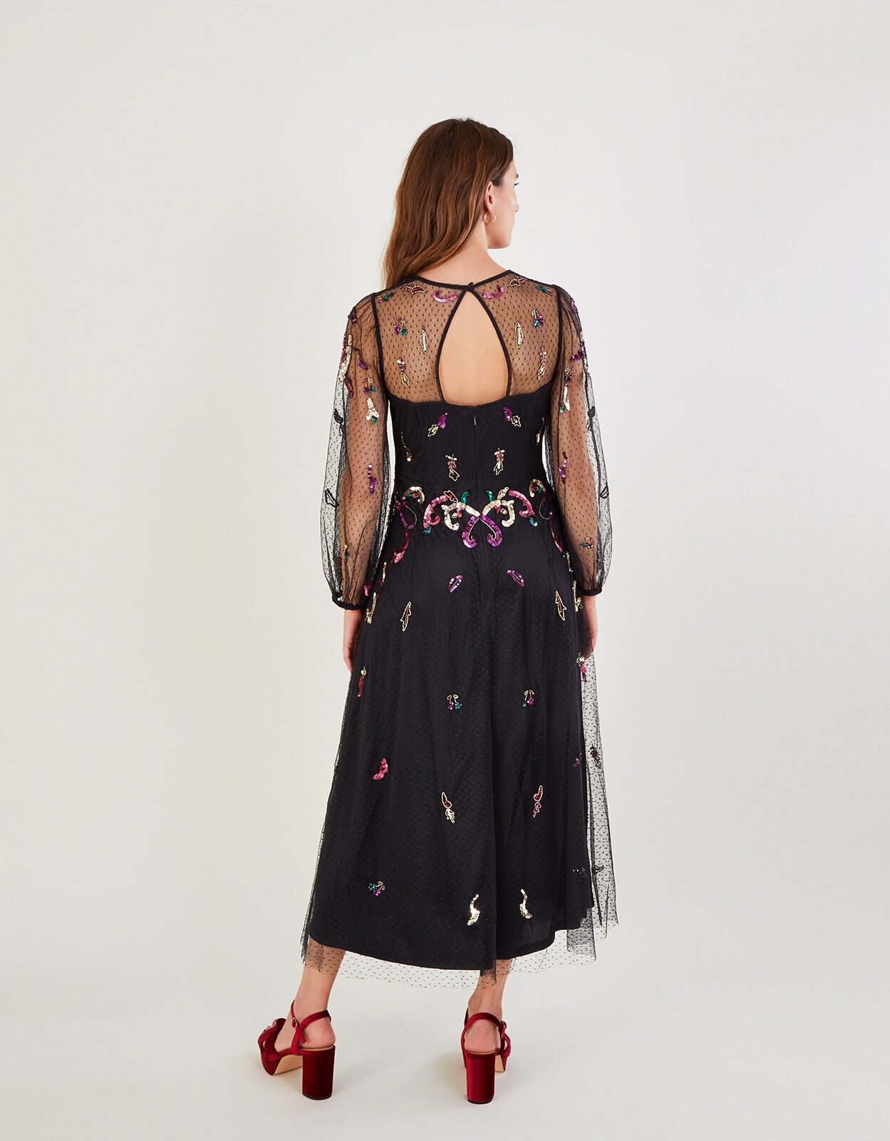 Monsoon embellished dress best sale