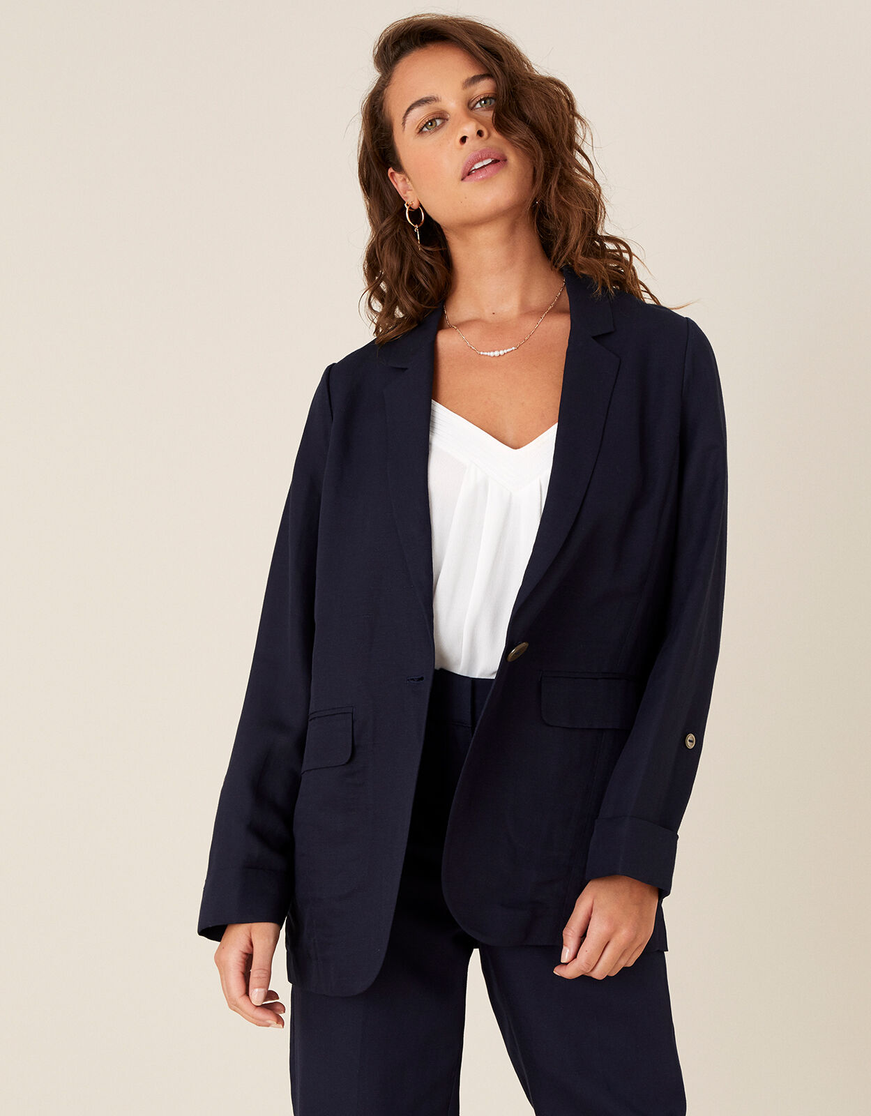 long line blazer women