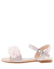 Corsage Shimmer Sandals, Pink (PINK), large