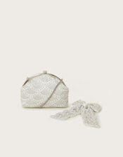 Ella Scallop Bag and Bow Clip Set, , large