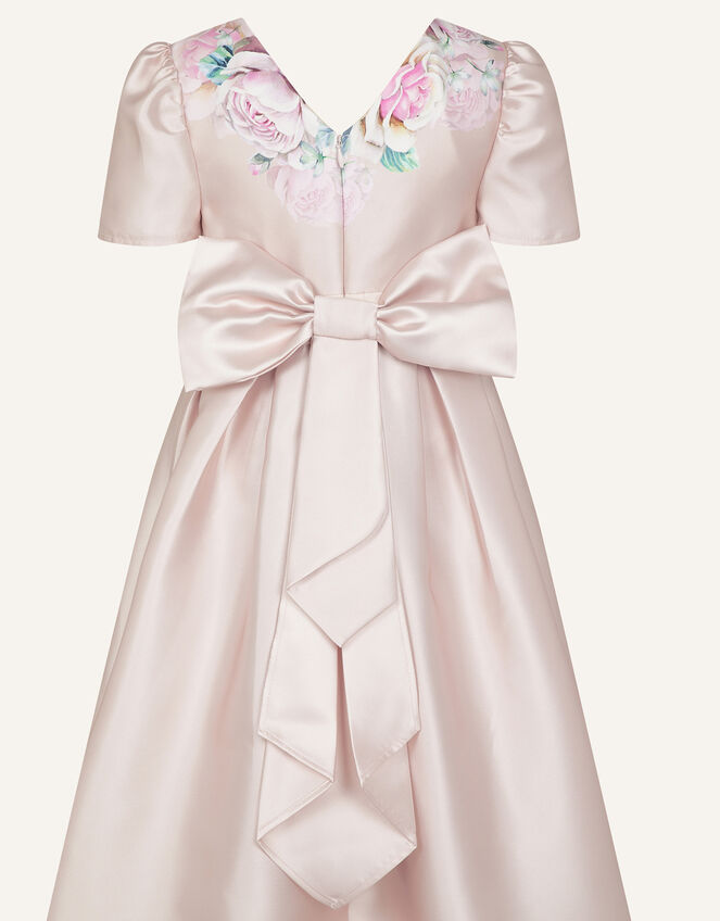 Floral Print Hi-Low Dress, Pink (PINK), large