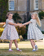 Trotters Arabella Smocked Dress, Blue (BLUE), large