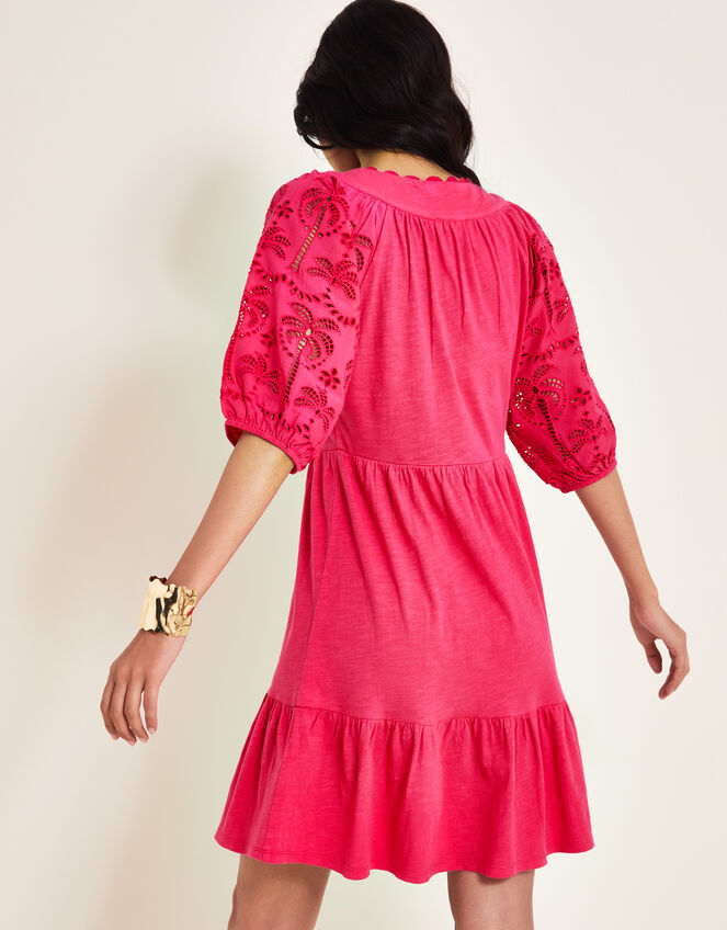 Skye Schiffli Dress, Pink (PINK), large
