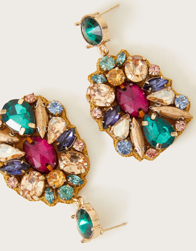 Statement Jewel Earrings, , large