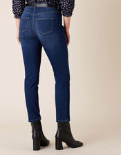 Sophie Straight Leg Jeans with Organic Cotton, Blue (DENIM BLUE), large