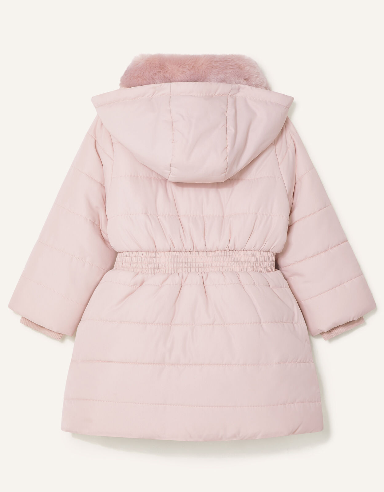 pink padded coat