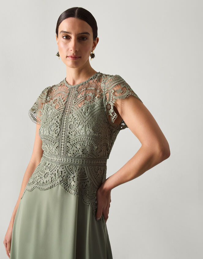 Monica Lace Bridesmaid Dress Green