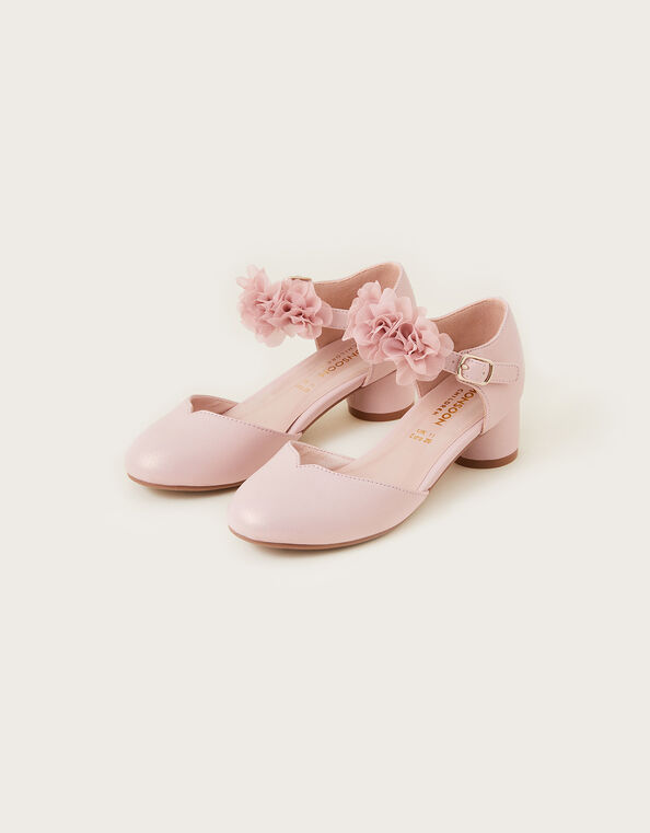 Corsage Two-Part Heels, Pink (PINK), large