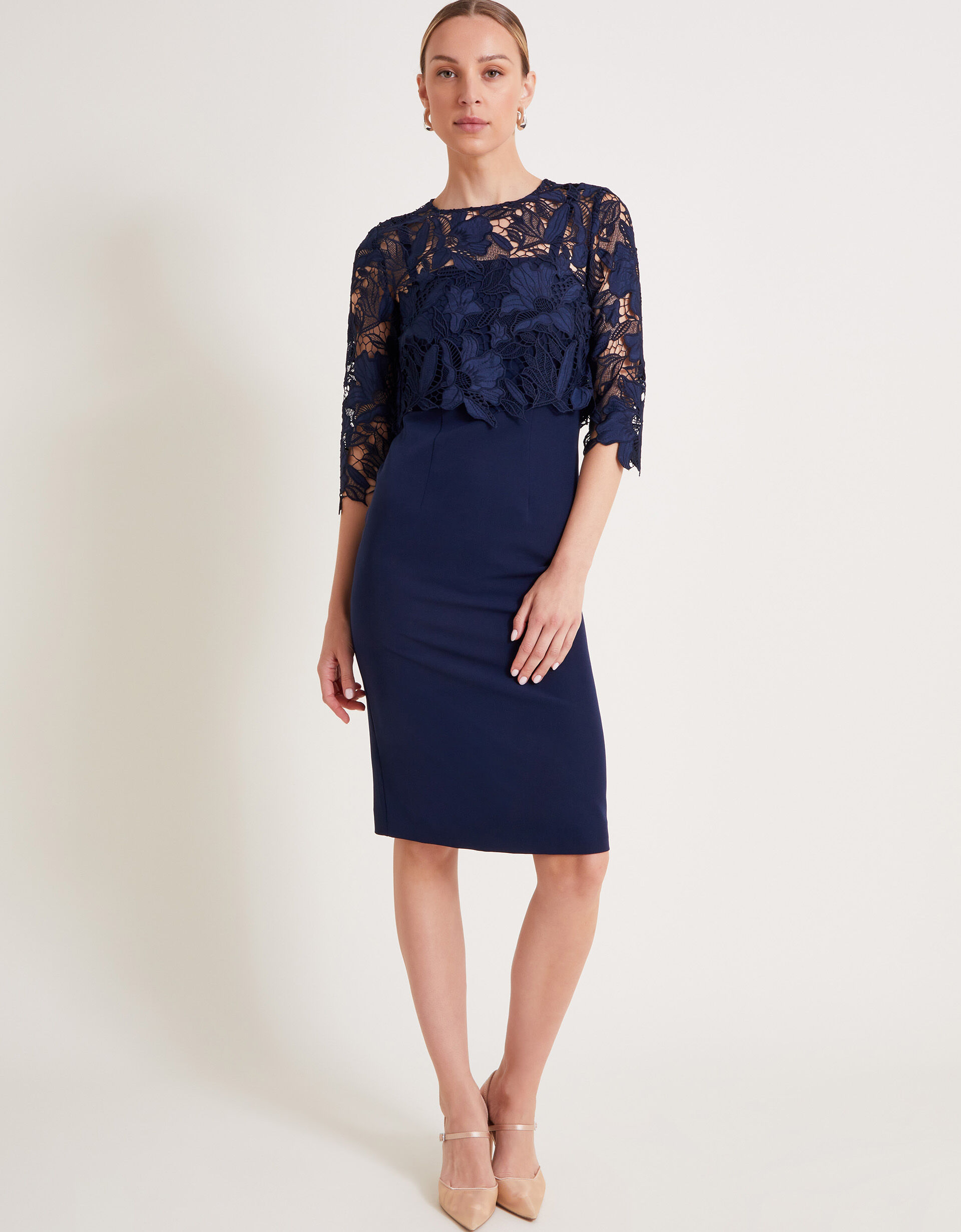 Maya Dress Blue Florals