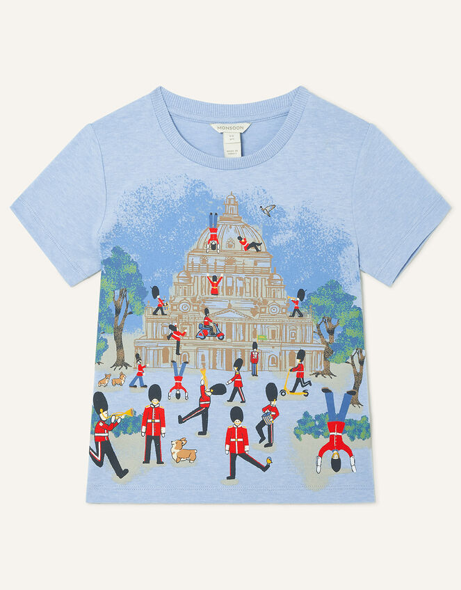 London Musical Soldiers T-Shirt , Blue (BLUE), large