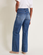 Ruby Wide Leg Jeans, Blue (DENIM BLUE), large