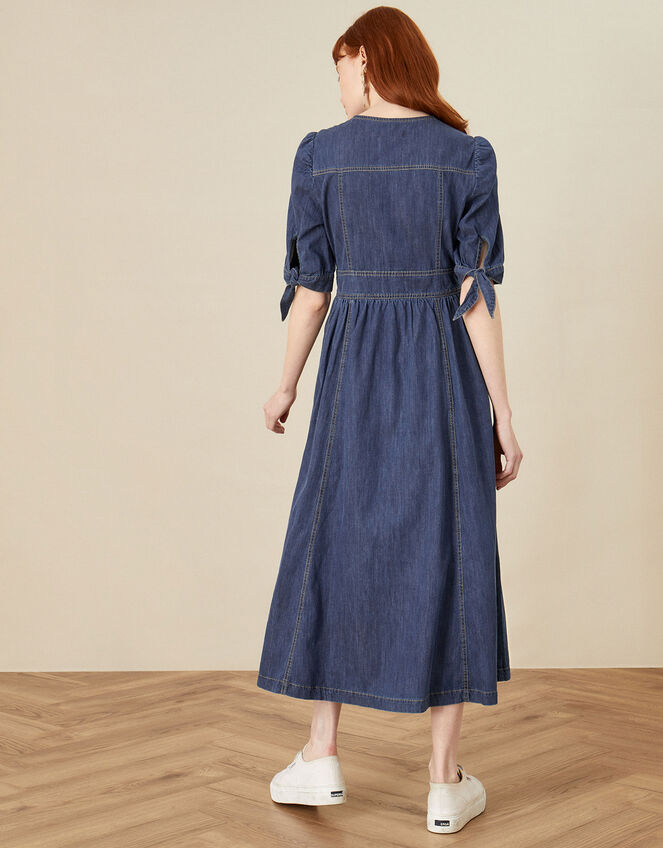 Dolly Plain Denim Dress Blue | Casual & Day Dresses | Monsoon UK.