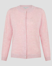 Lenny Pearl Button Cardigan, Pink (PINK), large