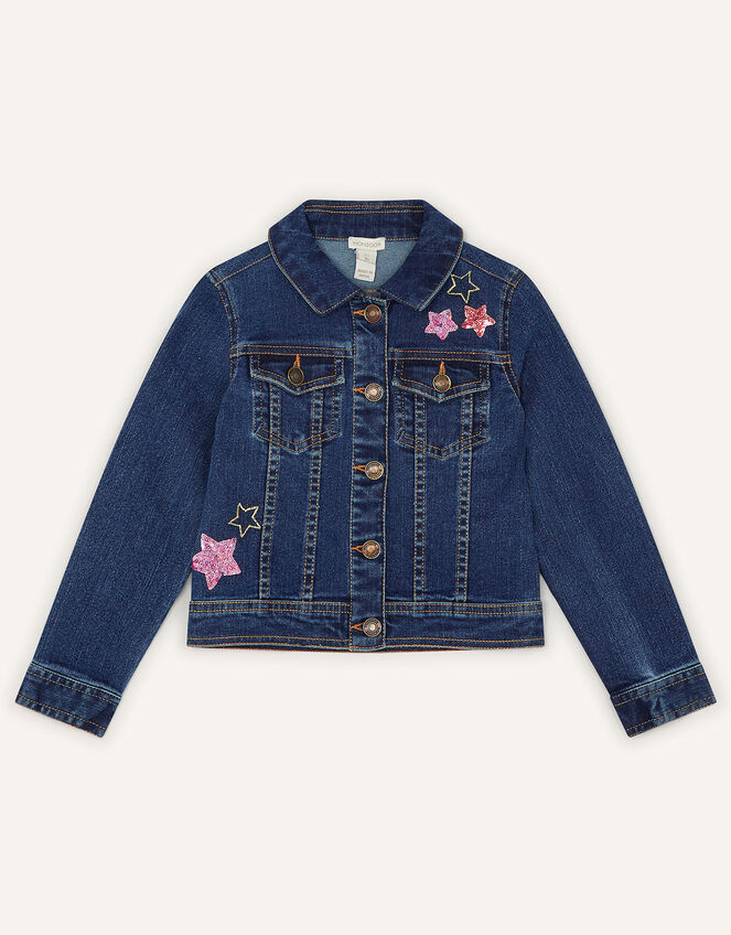 Unicorn Denim Jacket, Blue (BLUE), large