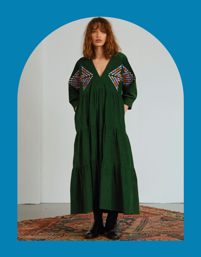 Tallulah and Hope Juliet Maxi Dress, Green (GREEN), large