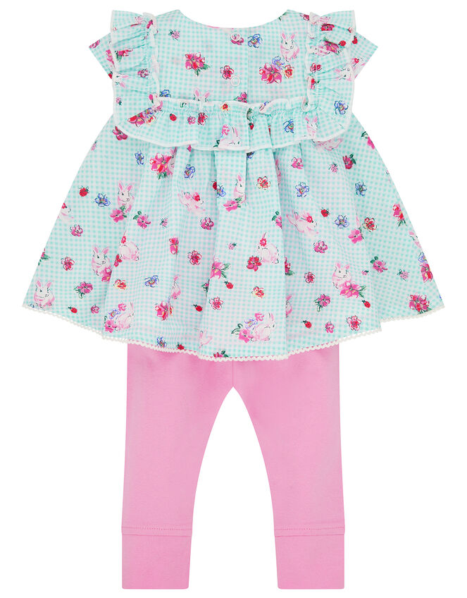 Newborn Baby Meridith Top and Legging Set, Blue (AQUA), large