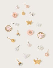 10-Pack Mix Stud Earrings, , large