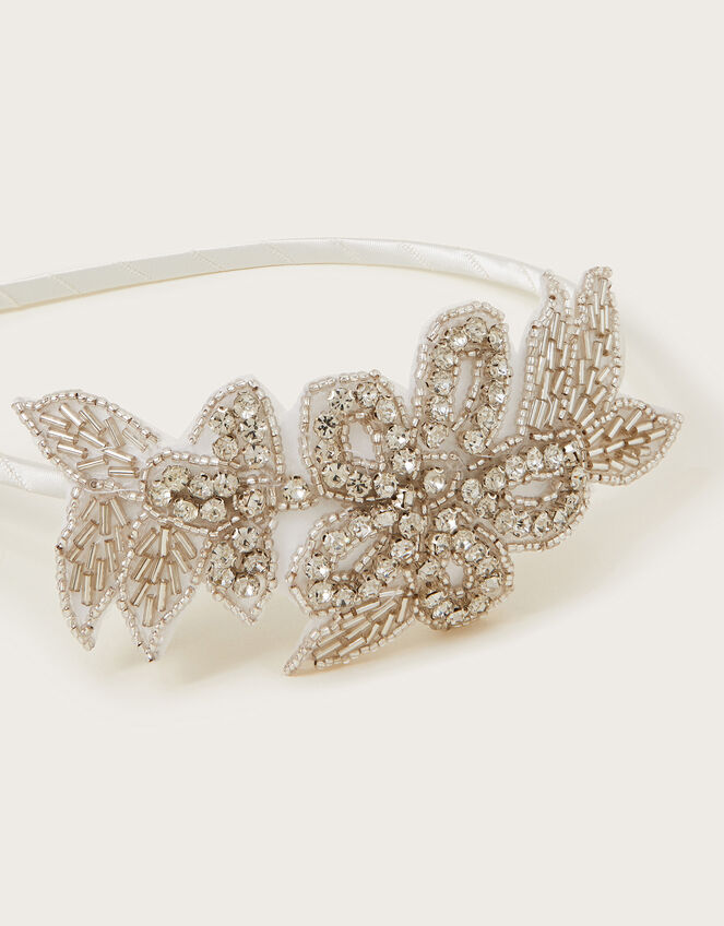Embellished Flower Bridesmaid Headband, , large