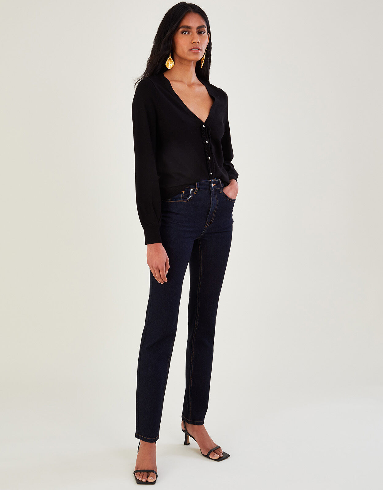 Bootcut Denim Jeans Blue Trousers Leggings Monsoon UK