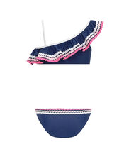 Sunuva One-Shoulder Bikini Set, Blue (NAVY), large