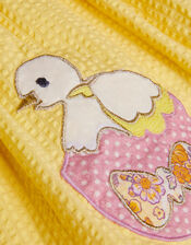 Baby Duck Pinafore Dress, Yellow (YELLOW), large