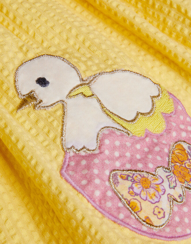 Baby Duck Pinafore Dress, Yellow (YELLOW), large